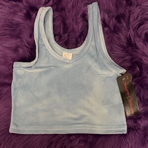 Blue Women's Crop Top